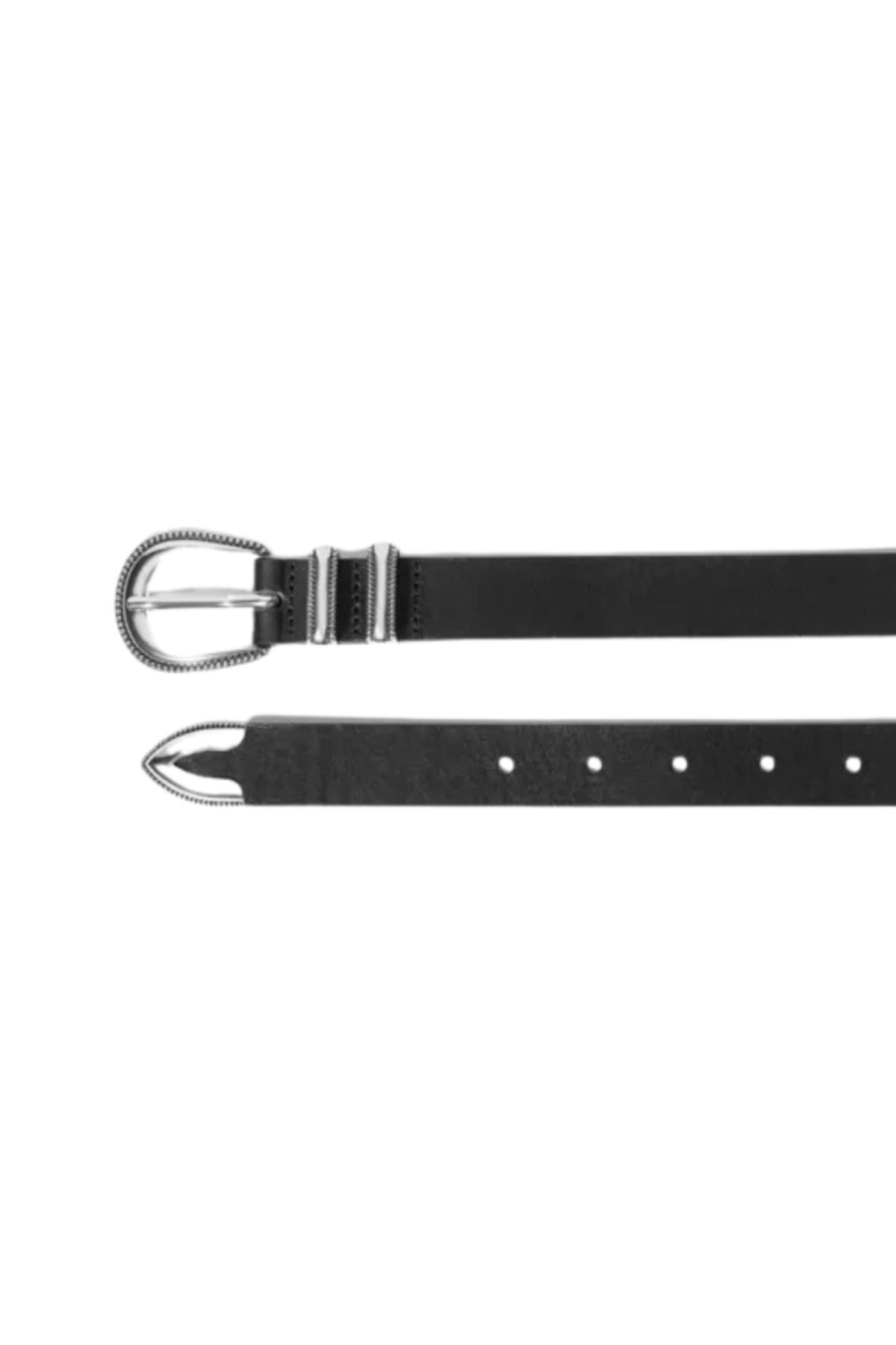 Aubrey Belt - Black Silver