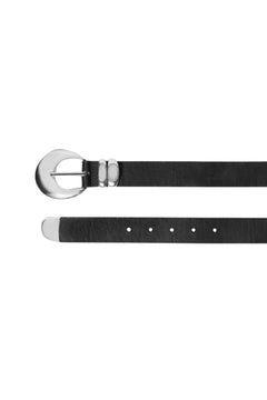 Quincy Belt - Black Silver