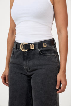Quincy Belt - Black Gold