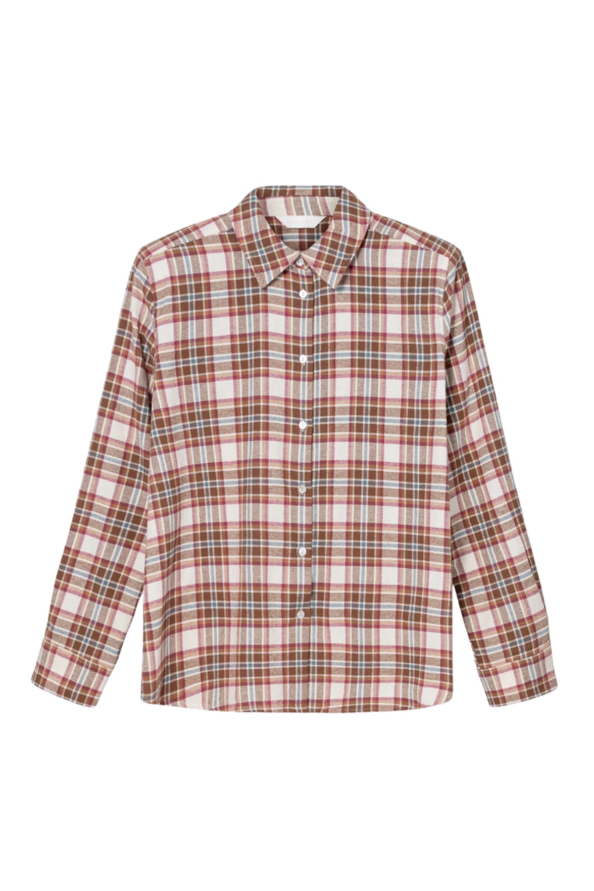 Joan Flannel Shirt - Red Check