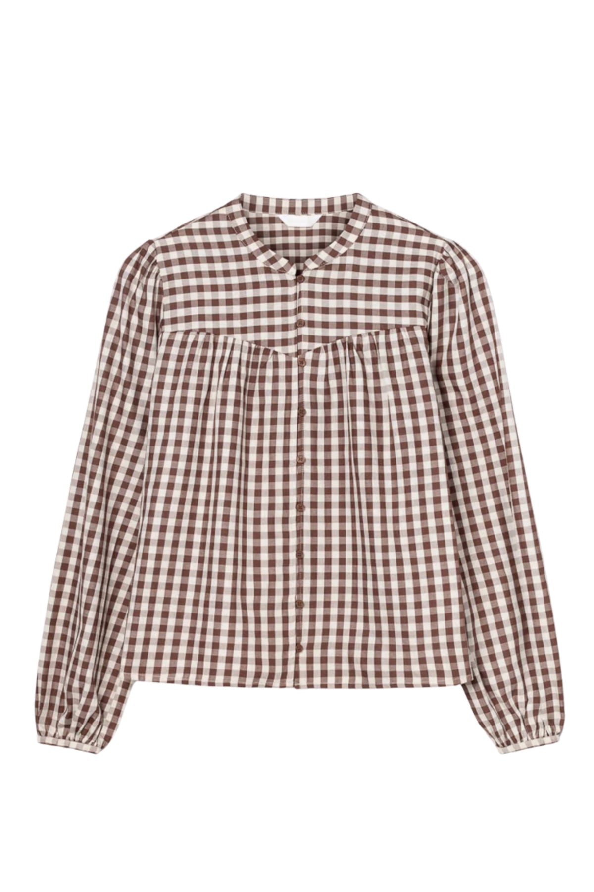 Bellier Blouse - Brown Check