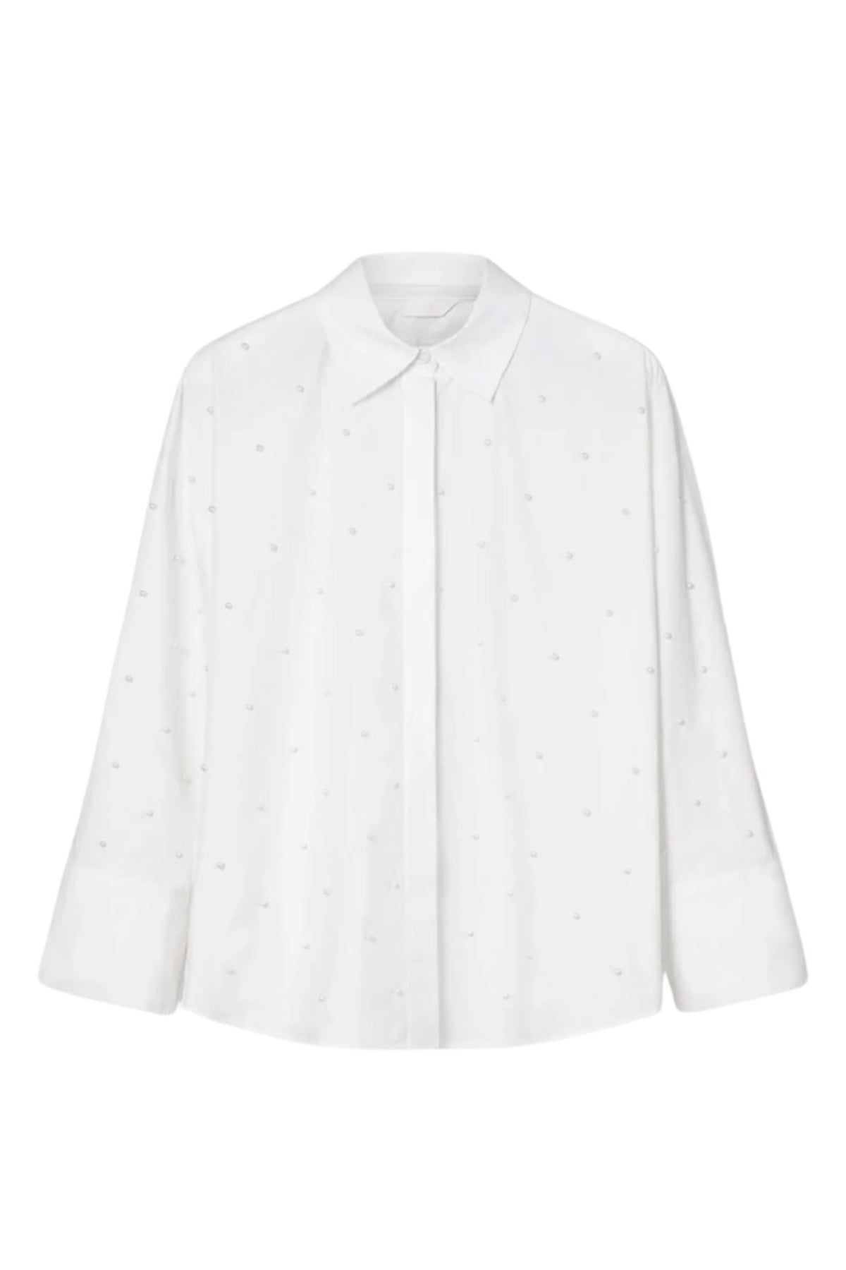 Nell Pearl Shirt - White