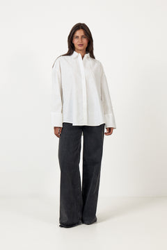 Nell Pearl Shirt - White