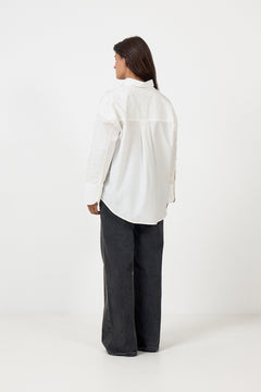 Nell Pearl Shirt - White