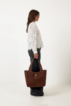 Lucille Tote Bag Large - Cognac