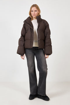 Rhea C Puffer Jacket - Dark Brown