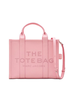 The Leather Medium Tote Bag - Ribbon Pink