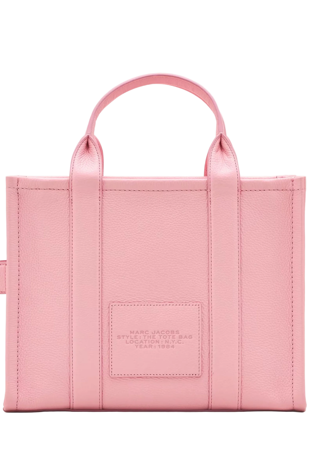 The Leather Medium Tote Bag - Ribbon Pink