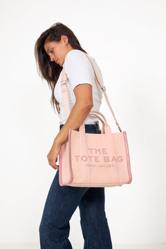 The Jaquard Medium Tote Bag - Rose