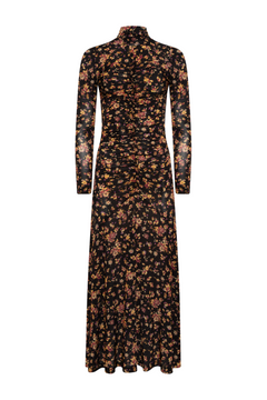 Ida Ls Jersey Dress - Noir Floral
