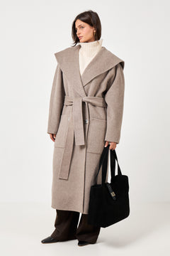 Rory Wool Coat - Dove Melange