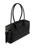 Brioche Duffle Pebble Grain Leather - Black