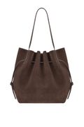 Scallop Tote Suede - Nutmeg
