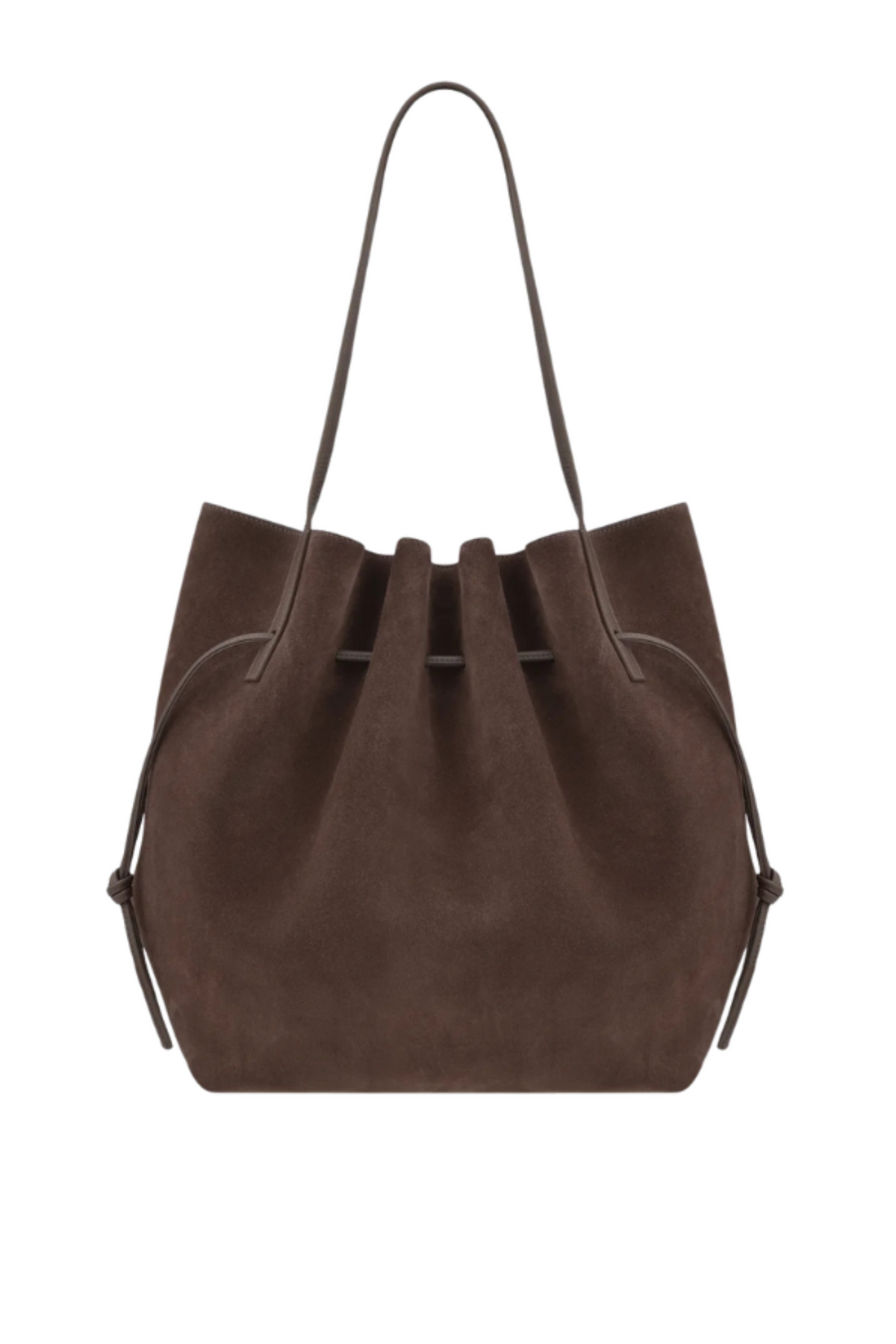 Scallop Tote Suede - Nutmeg
