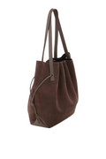 Scallop Tote Suede - Nutmeg
