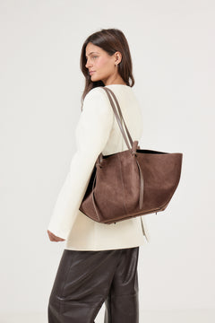 Large Mochi Suede - Nutmeg