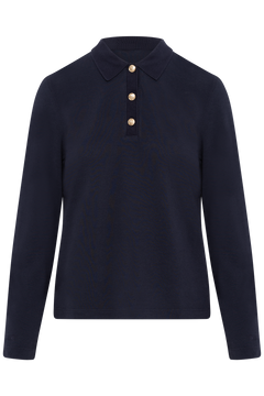 Reg Ls Polo Pique - Evening Blue