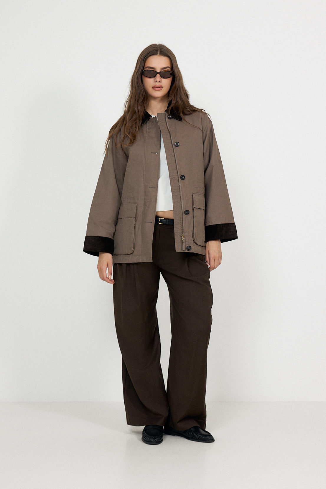 Waxed Barn Jacket - Faded Taupe