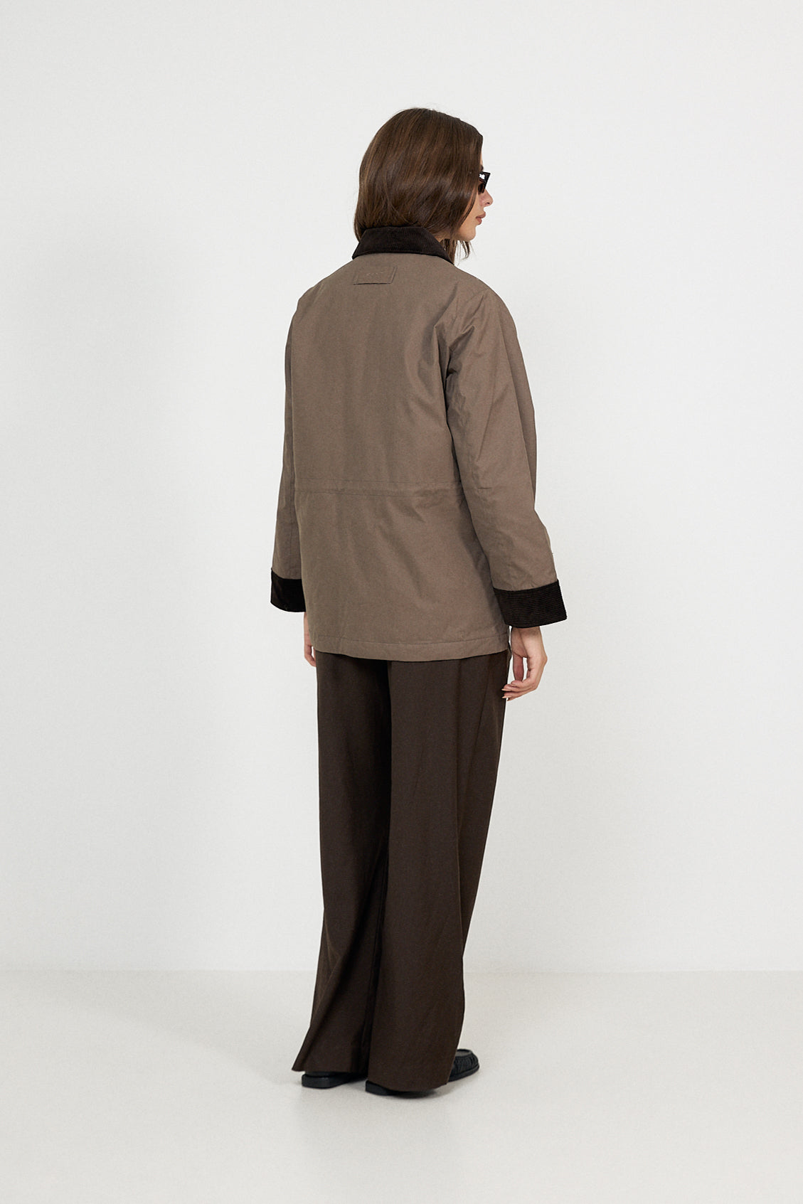 Waxed Barn Jacket - Faded Taupe
