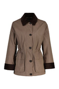 Waxed Barn Jacket - Faded Taupe