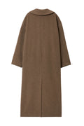 Wool Robe Coat - Chocolate Brown