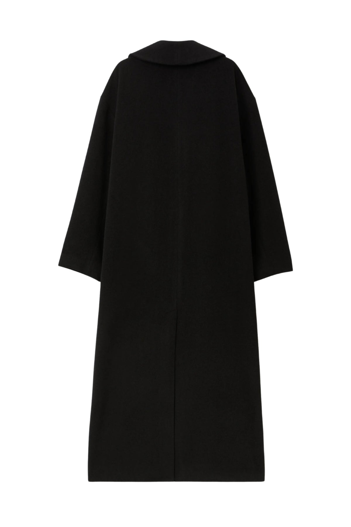 Wool Robe Coat - Black