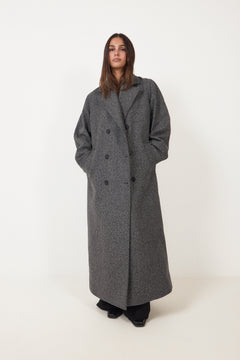 Db Wool Coat - Charcoal Grey