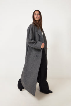 Db Wool Coat - Charcoal Grey