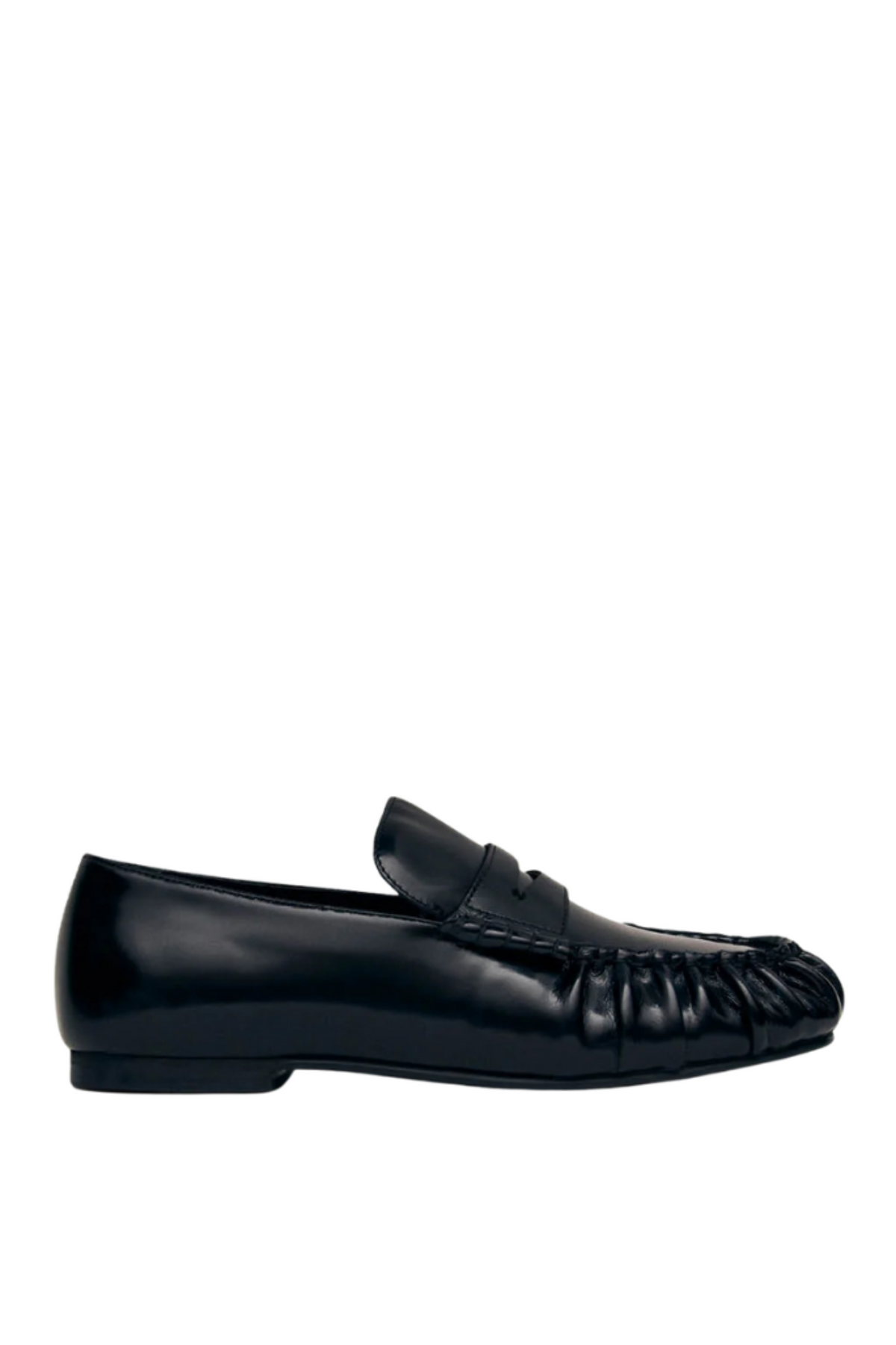 Aven  Leather Loafers - Black