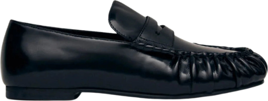 Aven  Leather Loafers - Black