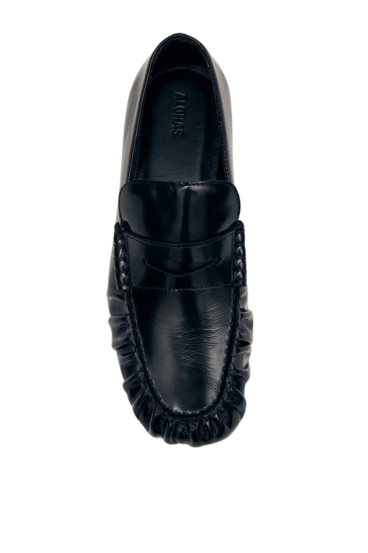Aven  Leather Loafers - Black