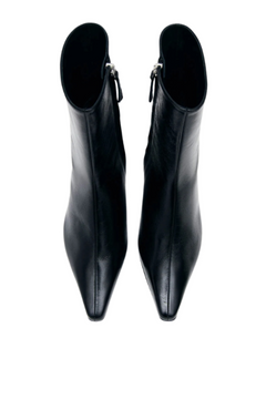 Ambar Leather Ankle Boots - Rift Black