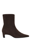 Ambar Leather Ankle Boots - Suede Brown