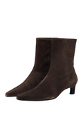 Ambar Leather Ankle Boots - Suede Brown