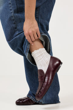 Aven  Leather Loafers - Rift Burgundy