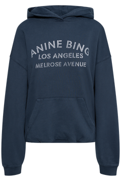 Harvey Sweatshirt Melrose Stencil New - Navy