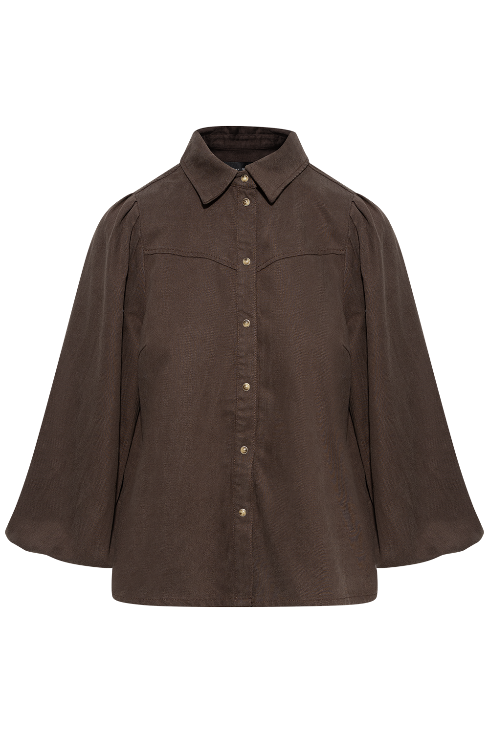 Hessiw Ballari Shirt - Chocolate Brown