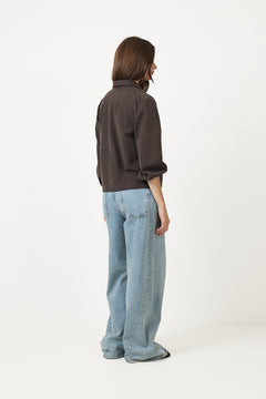Hessiw Ballari Shirt - Chocolate Brown