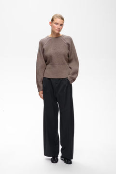 Noomiiw Kaxy Crewneck - Cinder Melange
