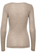 Fangiw T-Shirt Ls - Oatmeal Melange