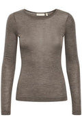 Fangiw T-Shirt Ls - Brown Melange
