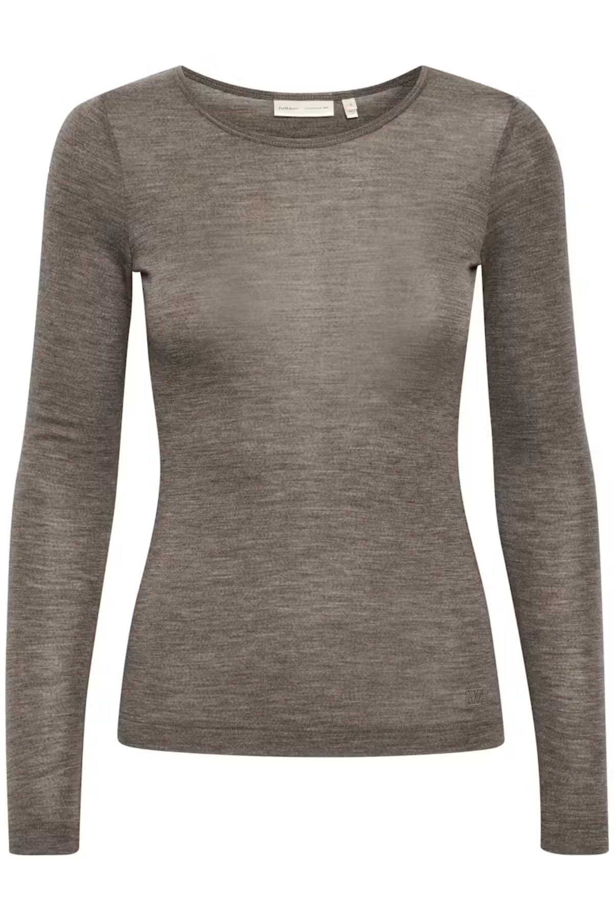Fangiw T-Shirt Ls - Brown Melange
