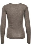 Fangiw T-Shirt Ls - Brown Melange