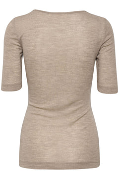 Fangiw T-Shirt - Oatmeal Melange