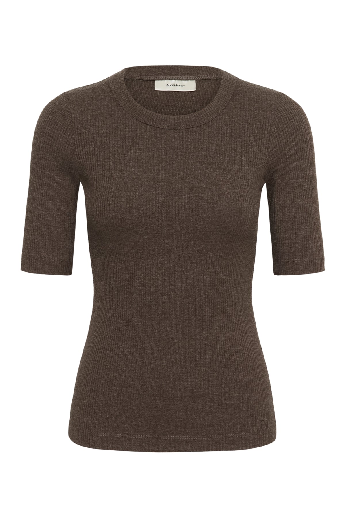 Dagnaiw Melange T-Shirt - Chocolate Brown Melange
