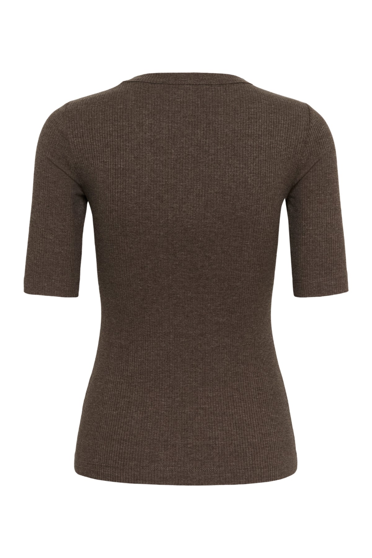 Dagnaiw Melange T-Shirt - Chocolate Brown Melange