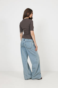 Dagnaiw Melange T-Shirt - Chocolate Brown Melange