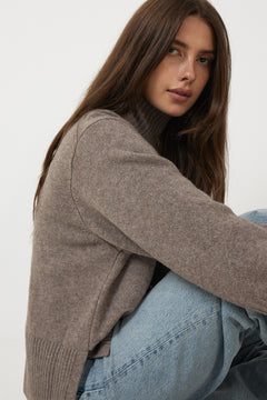 Geaiw Kaxy Highneck - Cinder Melange