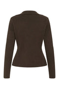 Tildaiw Cardigan - Chocolate Brown Melange
