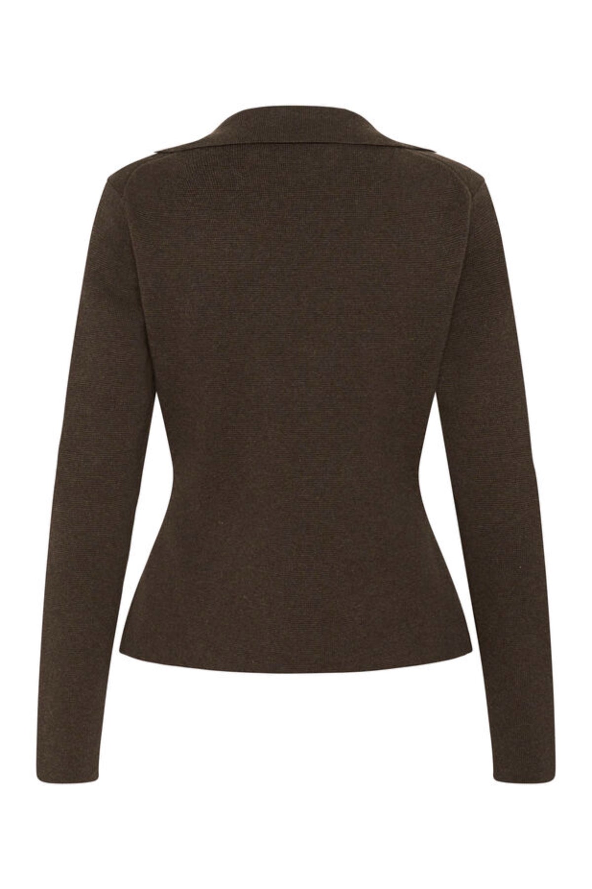 Tildaiw Cardigan - Chocolate Brown Melange